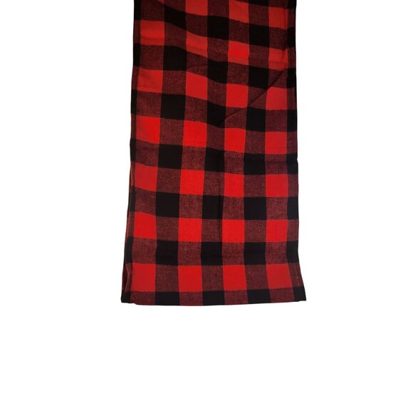 Red & Black Buffalo Plaid Cotton Table Runner 12 x 70 Inches Rustic Lodge Holida - Picture 10 of 11